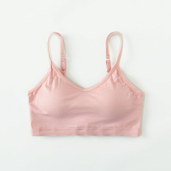 Abomasnow Women's Seamless Wireless Half Cami Unpadded Bra Tops for Layering with Spaghetti Straps M-XXL