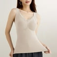 thumbnail image 1 of Abomasnow Women's Shapewear Tank Tops Plus Size Sleeveless V-Neck Camis Tops Tummy Control Seamless Camisole with Padded Bra, 1 of 9