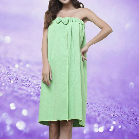 Abomasnow Women's Shower Wrap Robes Spa Body Wrap Bathrobe Ultra Absorbent Cover up Towels on Clearance