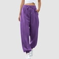 thumbnail image 1 of Abomasnow Women's Sweatpants Casual Drawstring Elastic Waisted Sweat Pants Workout Athletic Joggers with Pockets S-2XL, 1 of 7