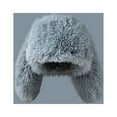 thumbnail image 1 of Cxenplz Women's Winter Warm Plush Hat Long Rabbit Ears Hats Ladies Fuzzy Cute Fashion Skull Caps for Cold Weather Christmas Halloween, 1 of 6