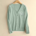 thumbnail image 1 of Abomasnow Womens Cardigan Sweaters Long Sleeve Casual Lightweight Button Down V-Neck Fall Clothes 2025, 1 of 5