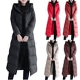 thumbnail image 1 of Abomasnow Womens Fashion Hooded Coat 2025 Quilted Long Puffer Jackets Waterproof Warm Winter Maxi Length Parka Coats Down Jacket, 1 of 9