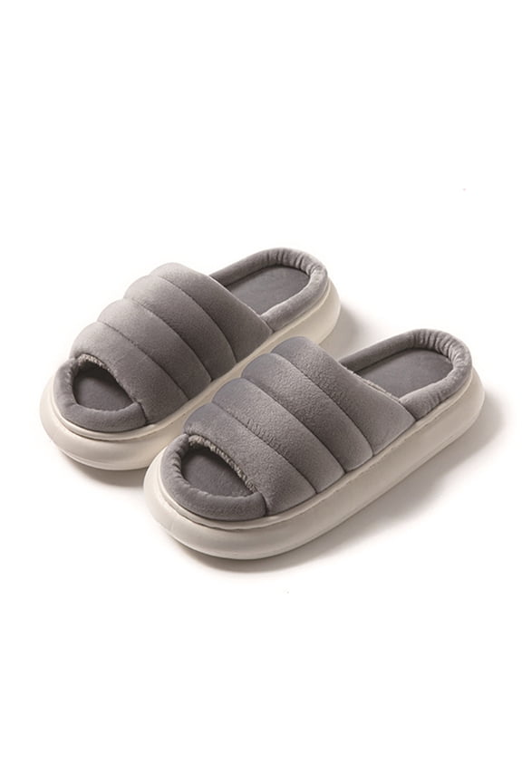 Womens Sandals Lightweight Waterproof Puffy Cloud Slide Sandal Memory Foam Arch Support Sandals for Indoor Outdoor