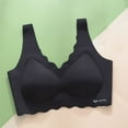 thumbnail image 1 of Abomasnow Womens Seamless Bras No Underwire Supportive Wireless Push Up Full Coverage Bralette Comfort Scalloped T-Shirt Bra, 1 of 3