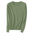 thumbnail image 1 of Abomasnow Womens Sweaters Lightweight Long-Sleeve Crewneck Knit Pullover Tops (Available in Plus Size), 1 of 6