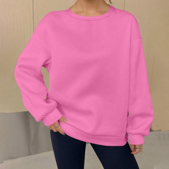 Abomasnow Womens Sweatshirts Crewneck Fleece Oversized Pullover Sweaters Fall Winter Cute Tops Teen Girls Preppy Clothes 2025