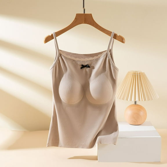 Abomasnow Womens Tank Tops Sleeveless Scoop Neck Camisoles Slim Fit Tummy Control Body Shaper Cami Tops