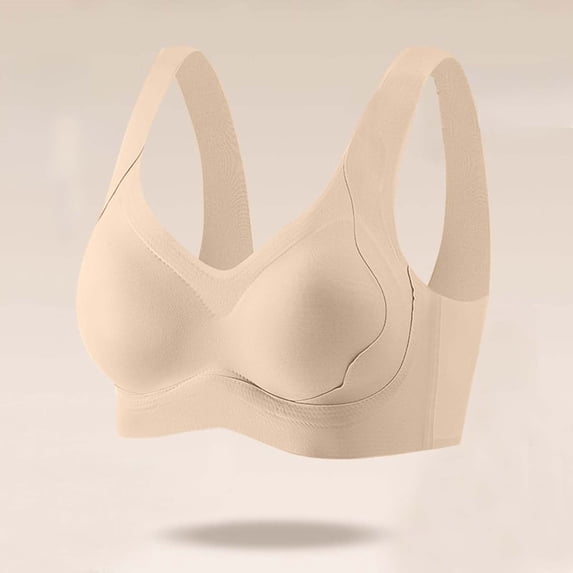 Abomasnow Womens Wireless Jelly Bra Plus Size Seamless Push Up Bralettes Full Coverage No Underwire T-Shirt Bras