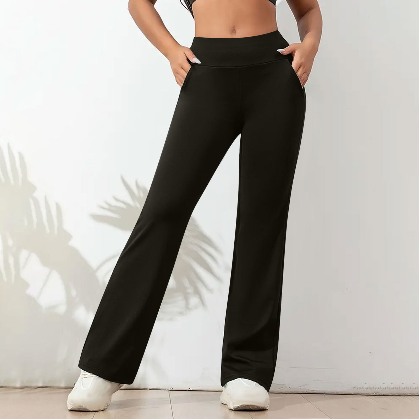 Straight Leg Work Trousers Women 2026.Abomasnow Yoga Pants for Women Loose Fit High Waist Wide Leg Work Pants ...