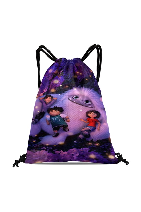 Abominable Drawstring Backpack Bag Party Favors Goodies Merch Gym Waterproof Swimming Beach Fans