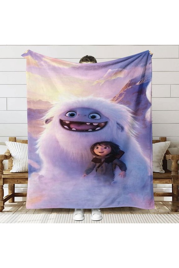 Abominable Throw Blanket Gifts for Fans Lover Girls Boys Women Present Hoodie Him Bed 40"x50"