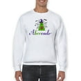 thumbnail image 1 of Aboocado Cute Avocado Ghost Sweatshirt Men -Image by Shutterstock, Male 3X-Large, 1 of 4
