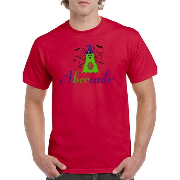 Aboocado Cute Avocado Ghost T-Shirt Men -Image by Shutterstock, Male XX-Large
