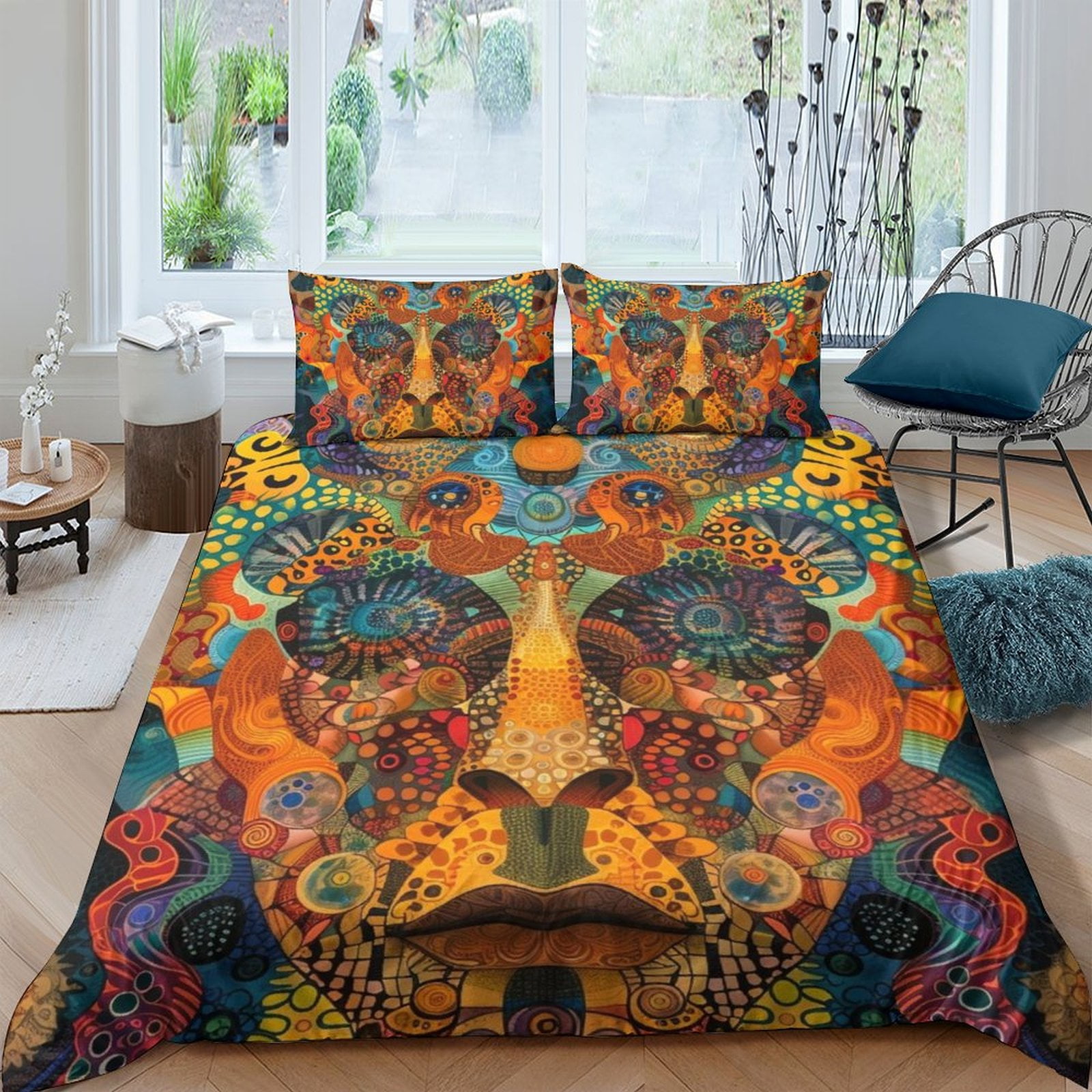 Aboriginal 3D Printed Duvet Cover Comforter Covers Bedding Set Quilt