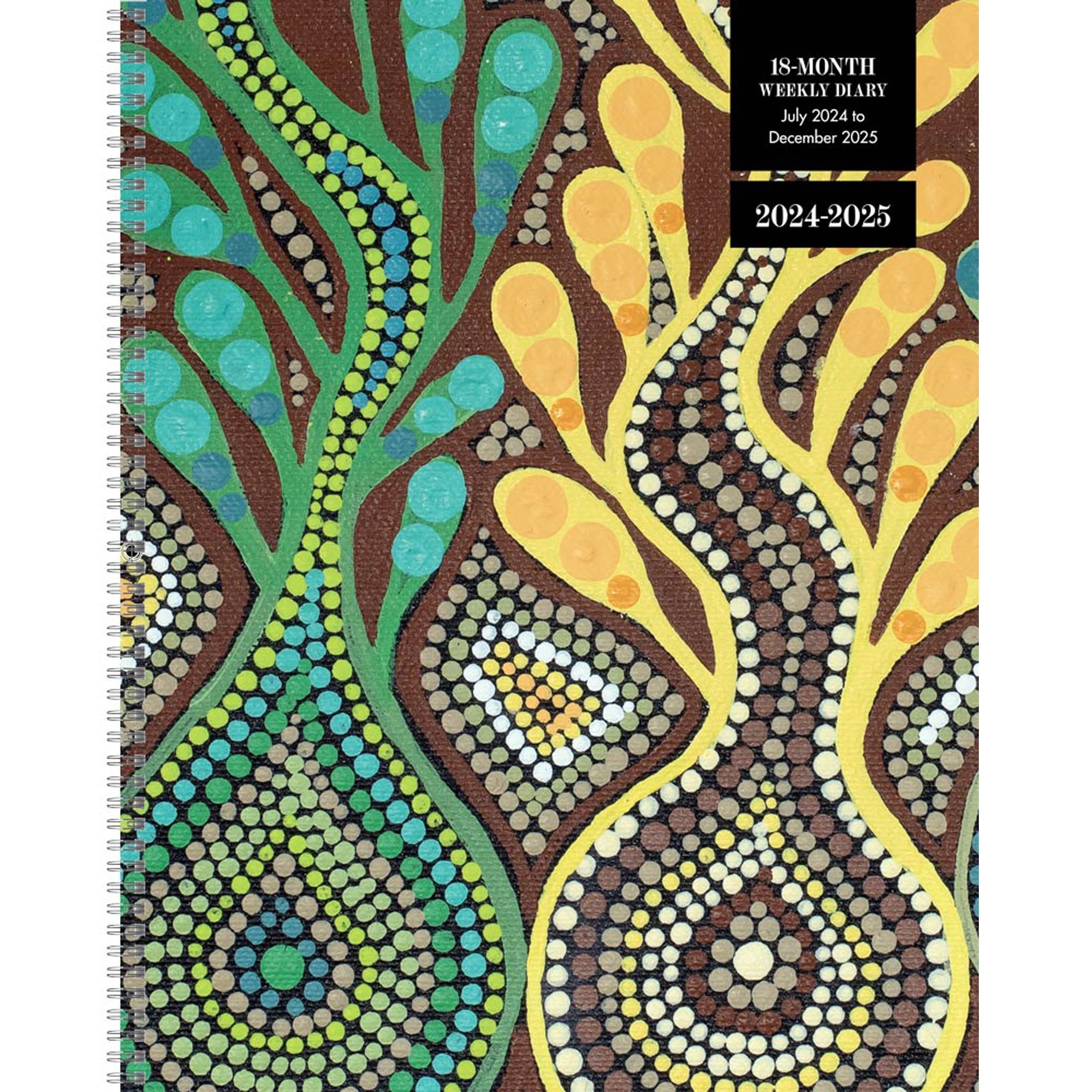 Aboriginal Art 2025 Diary Calendar BrownTrout