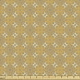 thumbnail image 1 of Ambesonne Aboriginal Fabric by the Yard Upholstery, Geometry Circles Stars, 10 Yards, Pale Orange Warm Taupe, 1 of 4