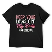 Abortion Pro Choice Feminism Women Reproductive Rights T-Shirt Black