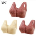 thumbnail image 1 of Aboser 3 Pack Bras for Women No Underwire Breathable Bra Full Coverage Everyday Bras Larger Size Support Bras Comfortable Racerback T-Shirt Bras, 1 of 6