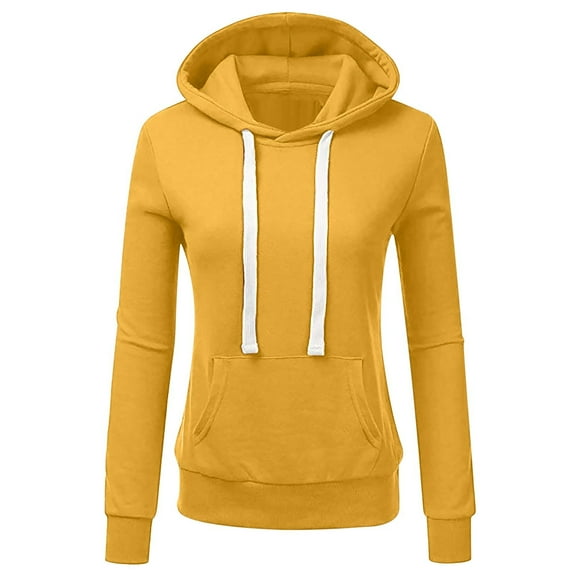 Aboser Basic Lightweight Pullover Sweater Tops for Women Cozy Casual Hoodies Workout Slim Fit Sweatshirt Casual Solid Color Hooded Shirts with Pockets