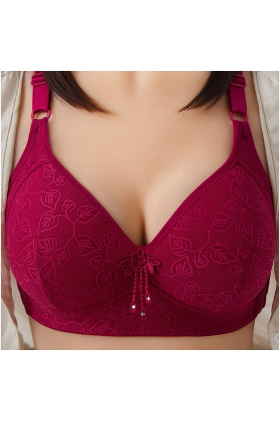 Bras for Big Breasted Women Support and Lift Underwear Cotton Shaping Everyday Bra Comfortable Wirefree Bralettes Seamless Sleep Bras