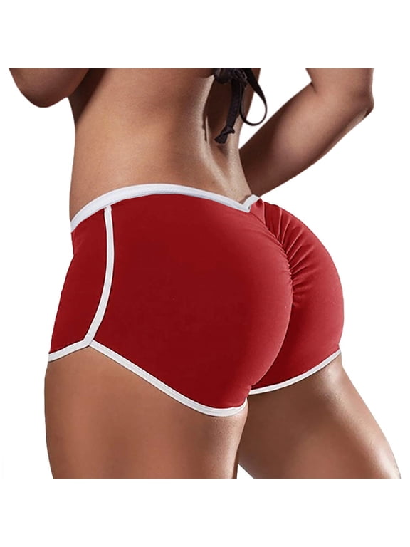 Butt Lifting Boxer Panties for Women Low Waist Seamless Brief Underwear Stretch Full Coverage Hipster Briefs Athletic Sports Underwear
