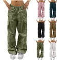 thumbnail image 1 of Aboser Cargo Pants for Women Quick Dry Sweatpants Outdoor Active Camping Hiking Pants Lightweight Wide Leg Jogging Pants with Multi Pockets, 1 of 6
