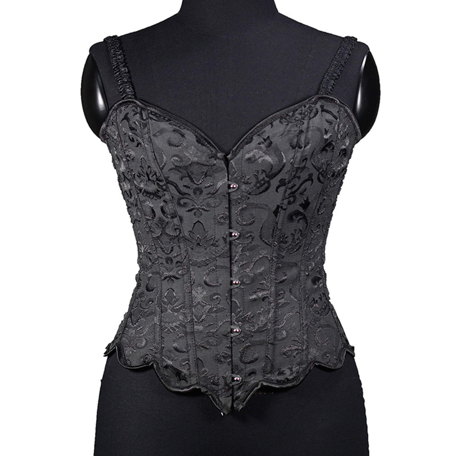 ASYOU under bust corset top in black
