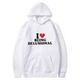 Aboser Couples Hoodies for Him and Her Fashion Casual Letter Graphic