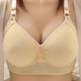 thumbnail image 1 of Aboser Fall Women Bras Full Coverage Gathered Underoutfit Wireless Plus Size for Large Bust Support Bra Lightly Comfort Minimizer Bra, 1 of 3
