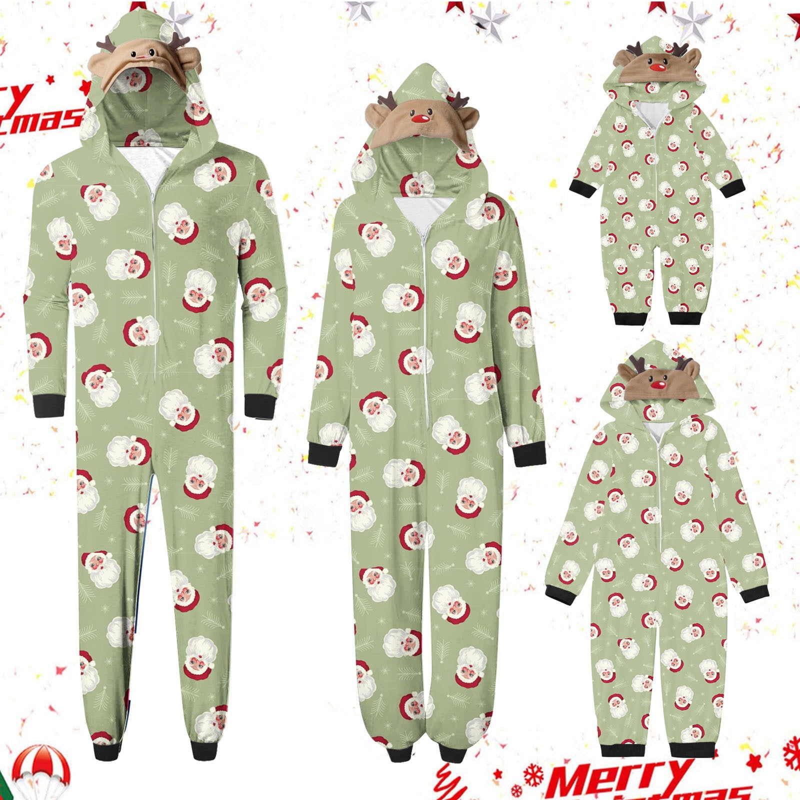 Aboser Family Christmas Pajamas Matching Sets, Cute Animal Costume
