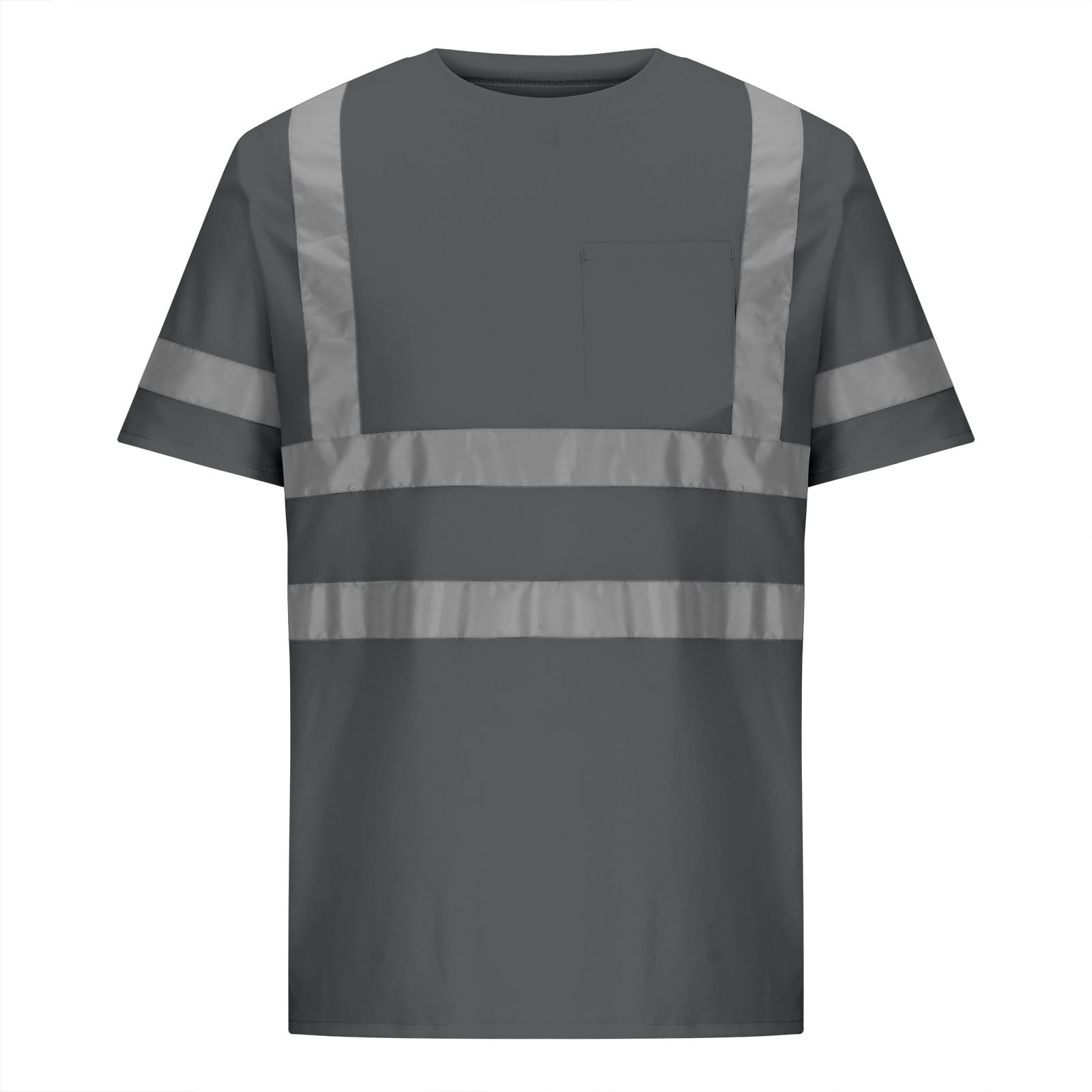 Aboser High Visibility T Shirts for Men Women Short Sleeve Reflective ...