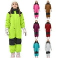 thumbnail image 1 of Aboser Kids Snow Suit Boys and Girls Winter Snowboarding Ski Suits Thermal Lined Waterproof Snowsuits Unisex Children One Piece Coveralls, 1 of 8
