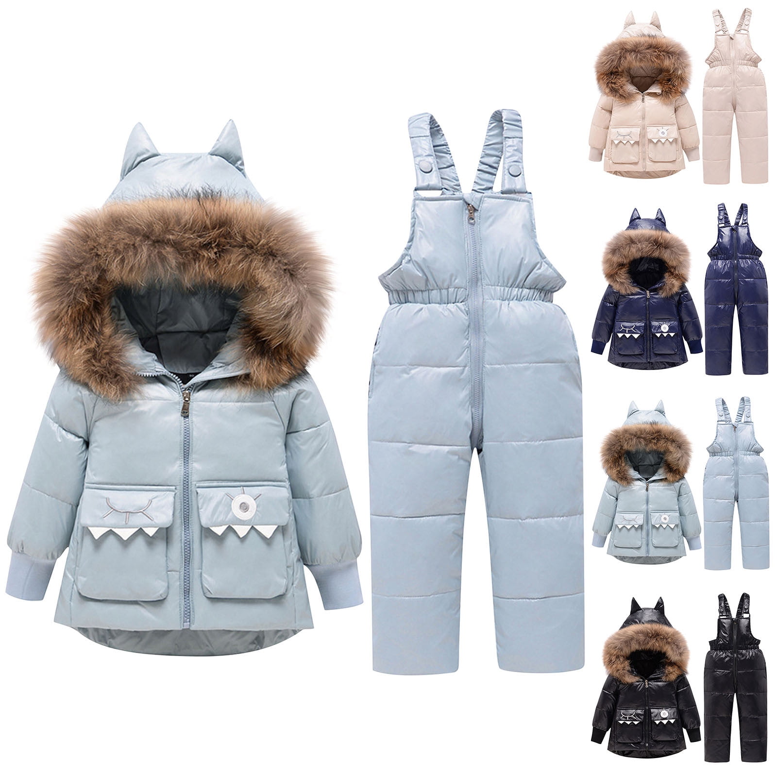Kids Ski Suit Waterproof Winter Snow Set For Boys Bundle