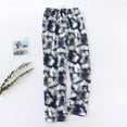 thumbnail image 1 of Aboser Pajama Pants Women,Women's Comfy Casual Pajamas Tie Dye Print Lounge Pants Soft Wide Leg Sleep Pants Elastic Waist Sleepwear, 1 of 3