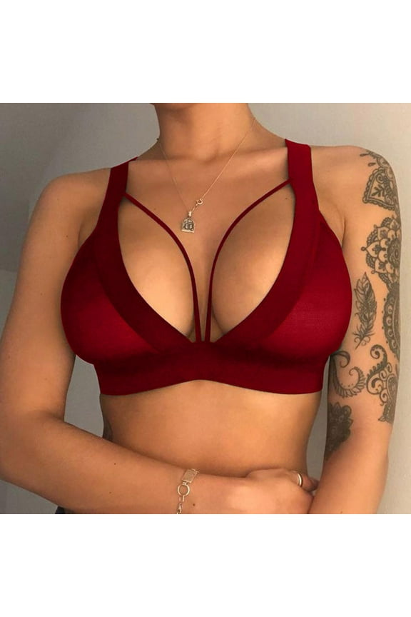Push Up Bras for Women See Through Balconette Bra Lightly Mesh Sheer Bralettes Cut Out Wireless Bra Comfort 1/2 Cup Lingerie