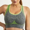 thumbnail image 1 of Aboser Racerback Sports Bras for Women High Support Workout Bras Full Coverage Wireless Bra Yoga Gym Fitness Bras Moisture Wicking Tank Bras, 1 of 7