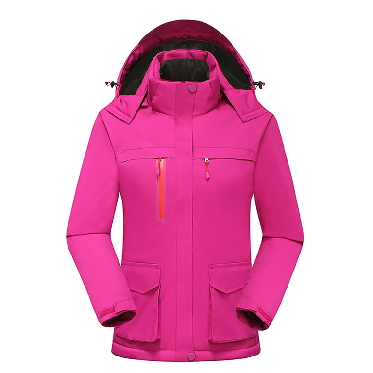 Aboser Rain Jacket Women Heated Jacket Warming USB Charging Heated Hoodie Waterproof Resist Cold Rain Coat Smart Electric Heating Coat Adult Unisex