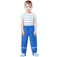 thumbnail image 1 of Aboser Rain Pants for Boys Girls Unisex Waterproof Trousers Lightweight Elastic Waist Pants Toddler Kids Outdoor Dirty Proof Pants Children Rain Trouser for 2-12 Years Boy and Girl, 1 of 6