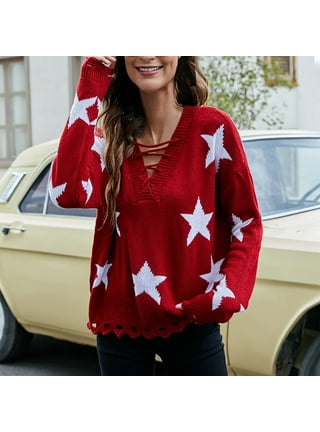 Red sweaters deals at walmart