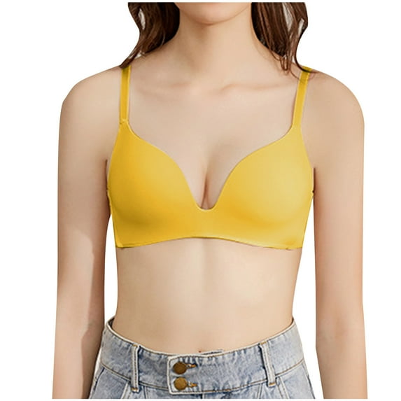 Aboser Seamless Bras for Women Small Breats Push Up T-shirt Bra Smooth Back Support Bralettes Full Coverage Bras