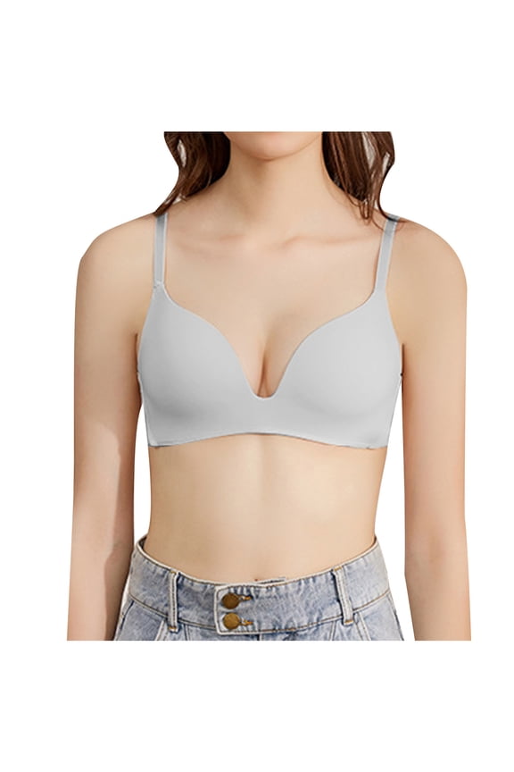 Seamless Bras for Women Small Breats Push Up T-shirt Bra Smooth Back Support Bralettes Full Coverage Bras