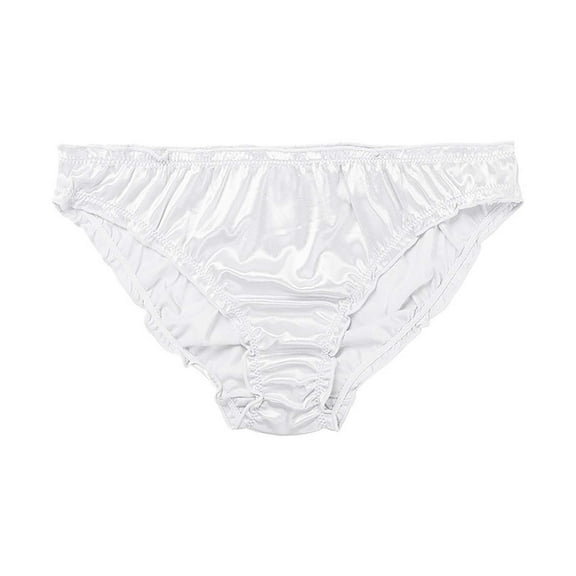 Aboser Sexy Silk Satin Thongs for Women Low Waist Wavy Briefs Stretch No Show Hipster Panties Soft Breathable Brazilian Bikini Thong Underwear