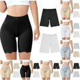 thumbnail image 1 of Aboser Slip Shorts for Under Dresses Seamless Cotton Long Underwear Soft Anti Chafing Boyshorts Panties Plus Size Silk Cooling Briefs, 1 of 6