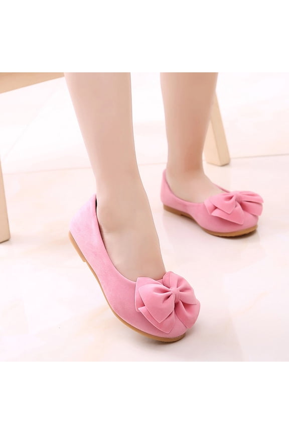 Toddler Girls Walking Shoes Party Dress Shoes Soft Sole Dance Princess Flats for Little Girl Single Shoes Infant Girl's Mary Jane Shoes