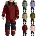 thumbnail image 1 of Aboser Toddler Snow Suit for Kids Boys Girls One Piece Winter Snowsuit Thick Waterproof Windproof Overalls Outdoor Snowboarding Ski Suits, 1 of 8