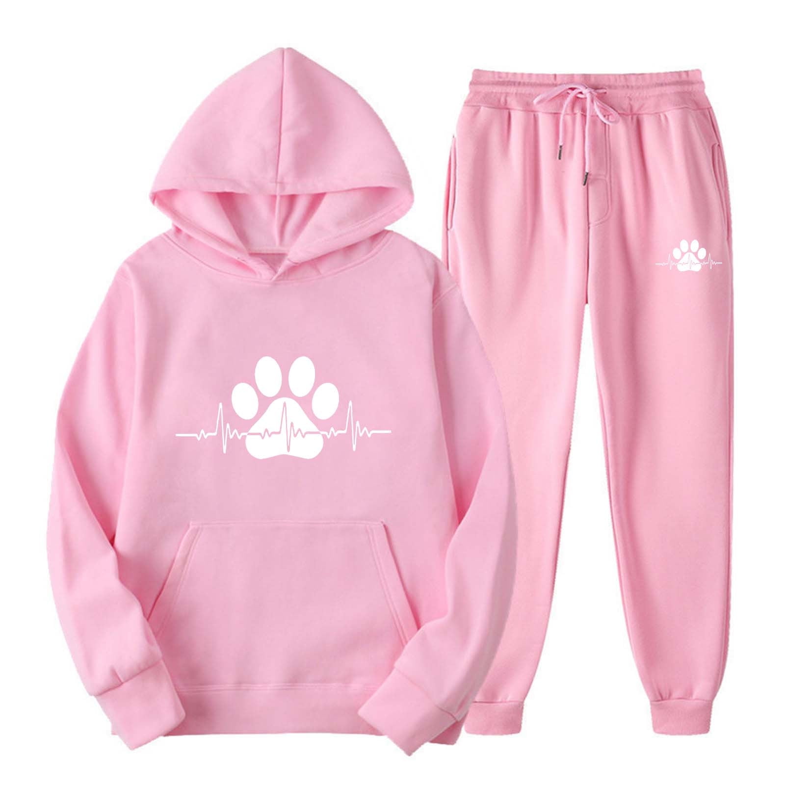 Aboser Trendy Sweatsuits for Women Set 2 Piece Hoodie and Jogger