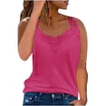 thumbnail image 1 of Aboser V Neck Tank Tops for Women Trendy Embroidered Boho Shirt Top Loose Fit Sleeveless Tunic Blouses Casual Summer Beach Vacation T-Shirts, 1 of 5