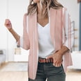 thumbnail image 1 of Aboser White Blazer for Women Business Casual Long Sleeve Jacket Blazers Lightweight Open Front Suit Jackets Work Office Jackets Blazer, 1 of 5