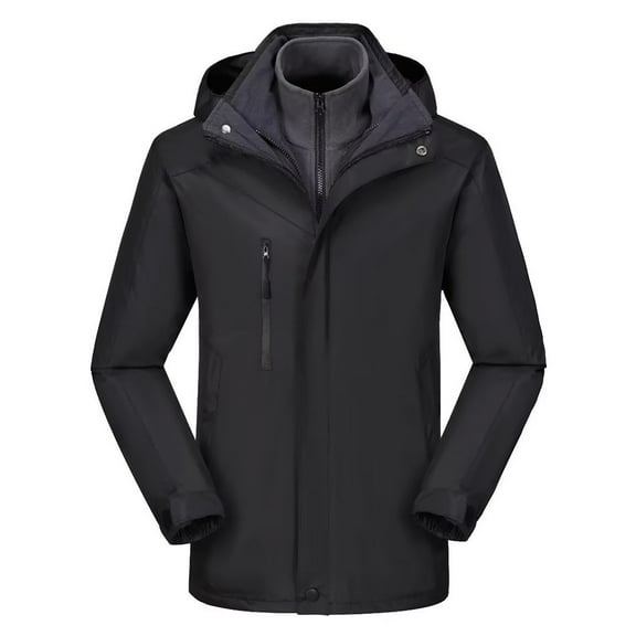 Aboser Women's 3 in 1 Waterproof Ski Jacket Mountain Snowboarding Jackets Winter Warm Snow Coat Fleece Lined Outdoor Windbreaker with Hood